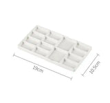 AOOKMIYA Flower Plum Rectangle Ceramic Palette Color Mixing Paint Palette Tray For Watercolor Gouache Acrylic Painting Art Supplies