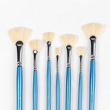 hwahong fan-shaped pen 205 long umbrella-shaped pen,Bristles oil paint brush profession watercolor pen/brush art supplies