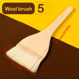 AOOKMIYA New Wool Brush Watercolor Brush Row Brush Chinese Painting Watercolor Painting Shading/background Brush Painting Supplies