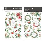 MU Transfer Sticker Christmas Limited Edition Winter Limited Edition Sticker Retro Hand Account Material Scrapbook Decoration
