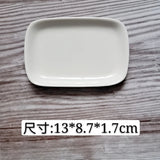 Ceramic Palette Shell-shape Watercolor Painting Dish high quality Water Powder Dish Chinese Painting White Porcelain Art supply