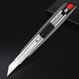 AOOKMIYA Aluminum Alloy Utility Knife Cutting Paper/Leather Engraving Multifunctional Craft Knife Stationery 30 Degree Sharp Angle Blade