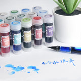 Fountain Pen Color Ink Non-carbon Color Ink Gradient Color Powder-free Dip Pen Glass Pen Ink Star Color Ink Stationery Paints