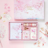 Pink Journal Loose-leaf  Diary Kawaii Travel Notebook Spiral Note Book  Scrapbook and Handbook with DIY tool set