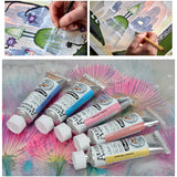 AOOKMIYA Schmincke Macaron Candy Color Watercolor 12 Colors 15ml Opaque College Grade Tubular Watercolor Paint Artist Painting Supplies
