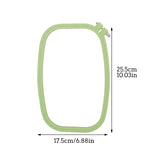AOOKMIYA MIUSIE 1PC Plastic Embroidery Hoop Embroidery Frame Ring Hoop For Sewing Craft Tool Cross Stitch Hoop DIY Craft Works