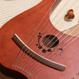 AOOKMIYA Lyre Harp 10 Metal String Harp Mahogany Portable Small Harp With Durable Steel Strings Wood String Musical Instrument AOOKMIYA.COM