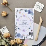 Transfer  plant pattern Paper 2pcs*10*15cm retro hand account material notebook stickers DIY Birthday card making template Art s