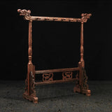 12-pin Hanging Brush Shelf Solid Wood Pen Holder Wooden Faucet Brush Holder Desktop Decoration Brush Holder Painting Penholder