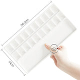 AOOKMIYA Ceramic watercolor palette multi-cell watercolor painting white porcelain palette professional painting ceramic supplies