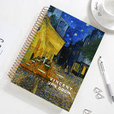 26.2*18.6cm Spiral Coil Sketchbook Notebook 16K Van Gogh Sketch Painting Diary Journal Note School Office Supplies Stationery