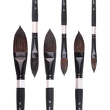 AOOKMIYA 1pcs Squirrel Hair Cat Tongue Shape Pen Watercolor Brush Professional Painting Hook Line Pen Gouache Brush Art Supplies