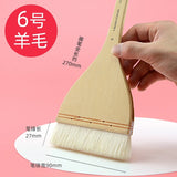 HWAHONG watercolor brush, wool Scrubbing Brush,flat head soft brush, traditional Chinese painting gouache brush art supplies