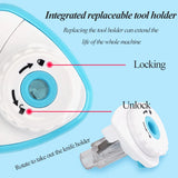 Tihoo Electric/Manual 2 in 1 Pencil Sharpener Portable Safe Automatic Pencil Sharpener Office School Supplies Stationery Tenwin