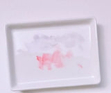 Watercolor ceramic palette 20 grids gouache pigment white porcelain plate painting ink plate Chinese painting plate art supplies