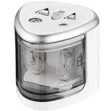 Tihoo Electric/Manual 2 in 1 Pencil Sharpener Portable Safe Automatic Pencil Sharpener Office School Supplies Stationery Tenwin