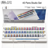 AOOKMIYA WINSOR&NEWTON Cotman Solid Watercolor Paint Pigment 8/12/24/36/45 Colors Drawing Supplies  AOOKMIYA.COM