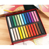 24/60 colors soft pastel ,powder stick, color chalk, pastel clay painting pen pigment Sketch high quality Materials Art Supplies