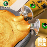 Golden Chinese Painting Paint DIY Hand-painted Calligraphy Painting Gold Liquid Painting Special Metal Color Paint Single 32ml