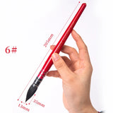 AOOKMIYA Squirrel Hair Red Rod Watercolor Pen Round/Pointed Nylon Solid Watercolor Paint Brush Professional Painting Art Supplies