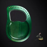 AOOKMIYA Wooden Mahogany Lyre Harp With Tuning Tool For Beginner Musical Instrument 16 Strings Stringed AOOKMIYA.COM