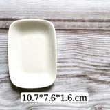 Ceramic Palette Shell-shape Watercolor Painting Dish high quality Water Powder Dish Chinese Painting White Porcelain Art supply