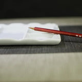 AOOKMIYA Jingdezhen White Porcelain Palette Gouache Watercolor Palette Chinese Painting Square Palette Art Supplies