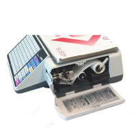 HSPOS 30kg Price Electronic Balance Scale with Barcode Label Printing Scale for Supermarket Checkout counter with Printer