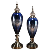 AOOKMIYA European Luxury Ceramic Glass Crafts Ornaments Decoration Home Livingroom Classical Palace Desk Porcelain Figurines Accessories