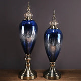 AOOKMIYA European Luxury Ceramic Glass Crafts Ornaments Decoration Home Livingroom Classical Palace Desk Porcelain Figurines Accessories