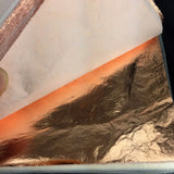 AOOKMIYA Hot Sale 1000pcs 16x16cm Art Craft Paper Imitation Gold Sliver Copper Leaf Leaves Sheets Foil Paper for Gilding Craft Decoration
