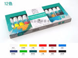 Winsor Newton Fine Acrylic Color Paint Set Artist Professional 12 Colors Paints