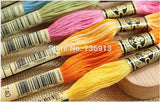 AOOKMIYA Choose Any Colors DMC Floss Embroidery Floss Thread Yarn--447 Pieces Old Colors + 16 Pieces New Colors