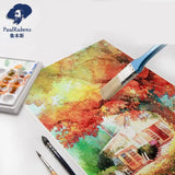 AOOKMIYA Paul Rubens Professional Watercolor Paper 50% Cotton 300g 8k /16k Thickened Fine/Rough Grain Painting Art Supplies  AOOKMIYA.COM