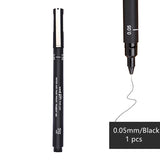 Japanese UNI Drawing Pin Pen ,Ultra Fine Line Art Marker Black Ink Pen,micron Drawing Pen Office School ,High quality DIY pen