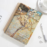 26.2*18.6cm Spiral Coil Sketchbook Notebook 16K Van Gogh Sketch Painting Diary Journal Note School Office Supplies Stationery