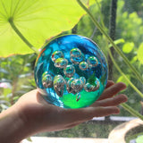 AOOKMIYA Nordic Glass Decoration Crystal Ball Crafts Birthday Gift Ocean Ornaments Landscaping Boshan Handmade Glass