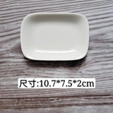 Ceramic Palette Shell-shape Watercolor Painting Dish high quality Water Powder Dish Chinese Painting White Porcelain Art supply