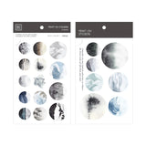 Transfer  plant pattern Paper 2pcs*10*15cm retro hand account material notebook stickers DIY Birthday card making template Art s