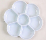 AOOKMIYA AOOKMIYA  1pc Chinese Brush Painting High Density Plastic Plum Blossom Design Palette