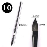 AOOKMIYA 1pcs Squirrel Hair Cat Tongue Shape Pen Watercolor Brush Professional Painting Hook Line Pen Gouache Brush Art Supplies