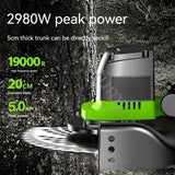 Handheld Cordless Grass Trimmer, cortador de grama elétrico, ângulo de comprimento ajustável, poda telescópica, máquina cortador de escova