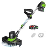 Handheld Cordless Grass Trimmer, cortador de grama elétrico, ângulo de comprimento ajustável, poda telescópica, máquina cortador de escova