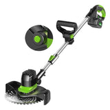 Handheld Cordless Grass Trimmer, cortador de grama elétrico, ângulo de comprimento ajustável, poda telescópica, máquina cortador de escova