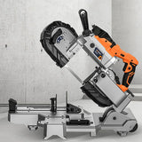 Handheld Woodworking Band Saw, ferramenta de corte, aço inoxidável, alumínio, metal, PVC, madeira