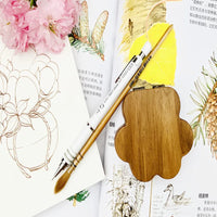 AOOKMIYA Handmade Style Walnut Oil Color Box 8/16 Color Magnetic Box Personalized Cat Paw Portable Painting Watercolor Palette