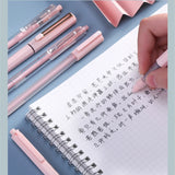 M&G 10pcs Morandi pink series Gel Pen Set 0.35/0.5mm Gel Gel Pen High capacity Quick-drying Refill , Office and School Supplies