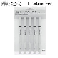 Winsor&Newton Black Color Fineliner Pen 0.05/0.1/0.3/0.5/0.8/1.0mm drawing design Pen  Waterproof ink