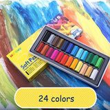 32/48 /64 Colors chalk Drawing Line Stick Toner Portable Smooth Hair Dye Soft Short Pastel Painting Chalk Set art supplies