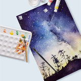 AOOKMIYA Paul Rubens Professional Watercolor Paper 50% Cotton 300g 8k /16k Thickened Fine/Rough Grain Painting Art Supplies  AOOKMIYA.COM